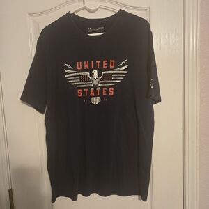Under Armour Freedom Eagle Short Sleeve Size Large